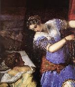 TINTORETTO, Jacopo Judith and Holofernes (detail) s USA oil painting artist